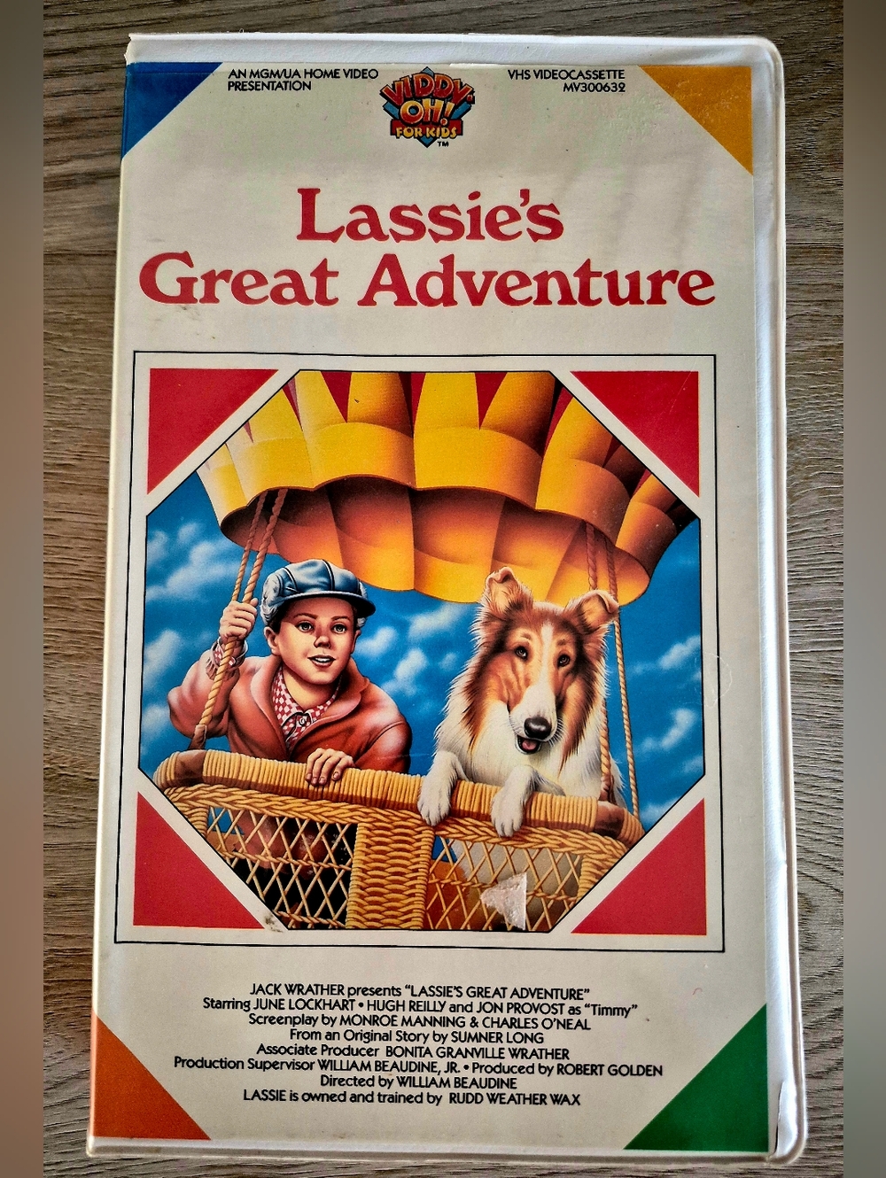 VINTAGE! 1986 Lassie's Great Adventure (VHS) Rare Very Good condition